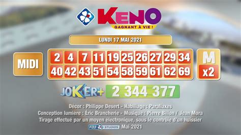 tirage keno midi aujourd'hui